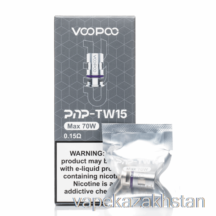 Vape Disposable VOOPOO PnP Replacement Coils 0.15ohm PnP-TW15 Mesh Coils